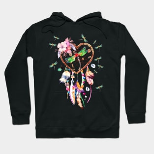 Dragonfly Dreamcatcher Love Hoodie